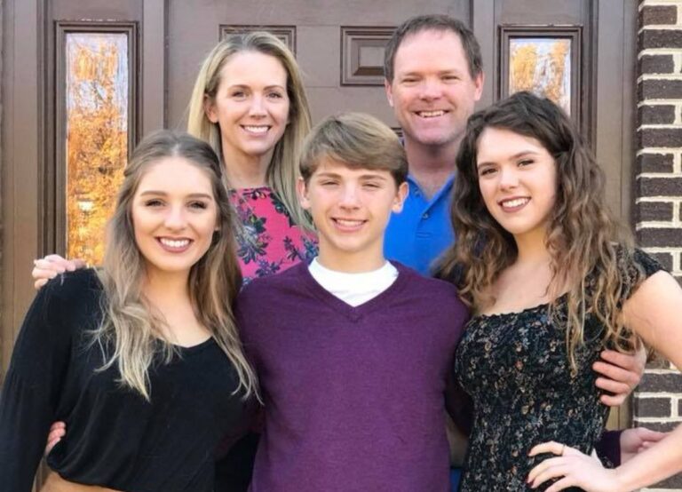The UVA Athelete Jack Griese Pictured With His Family In 2017