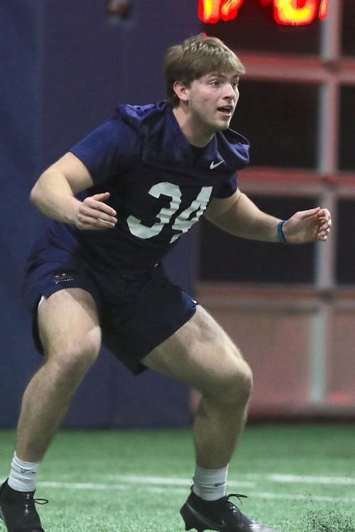 Jack Griese Pictured In Training For UVA Earlier This Year In February