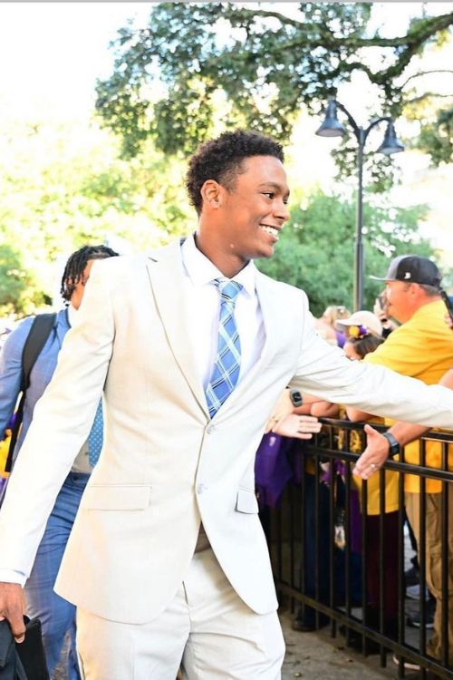 Burns Greets LSU Fans Before The Game In November 2022