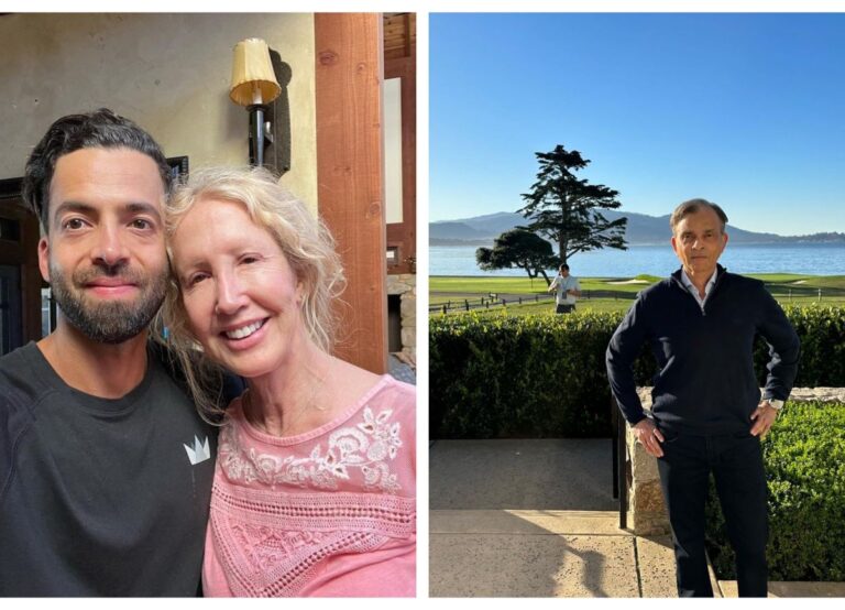 Vivek Ranadive's Former Wife Deborah Addicott Pictured With Their Son Aneel Ranadive