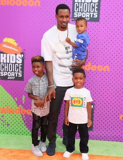 Brandon Jennings With His Sons