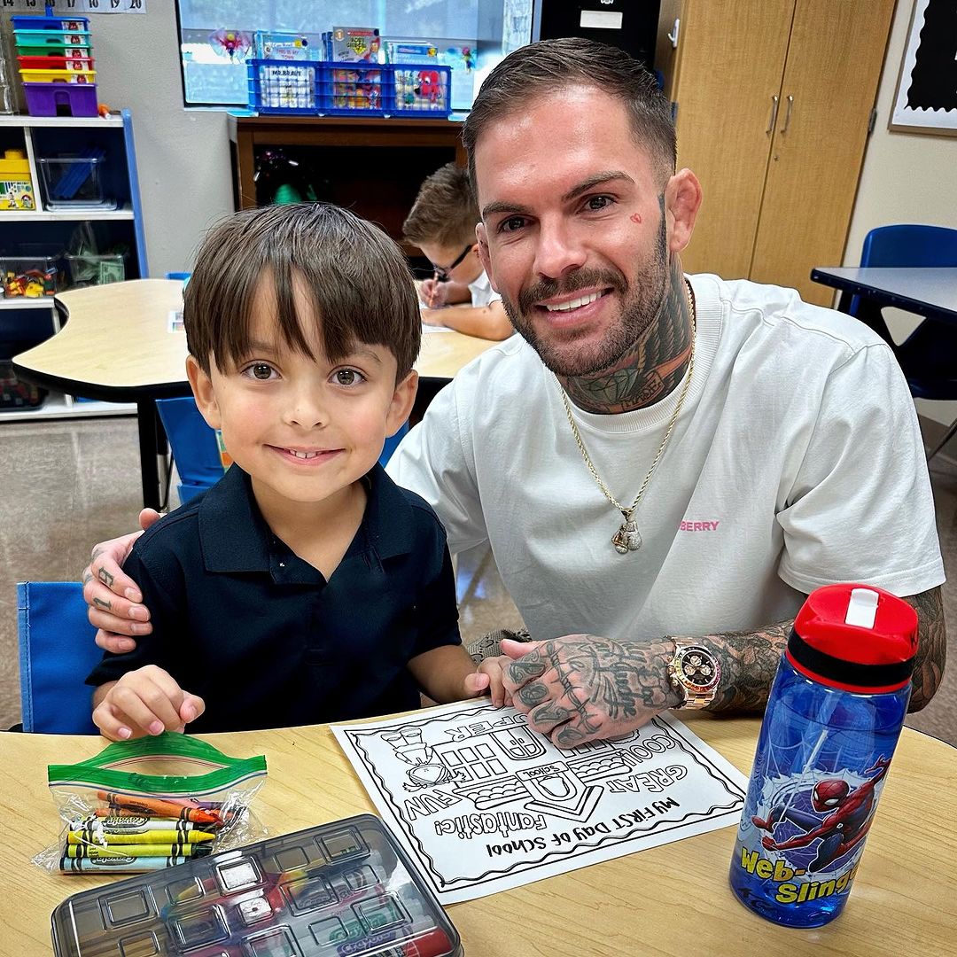 Cody Garbrandt With His Son, Kai Fisher