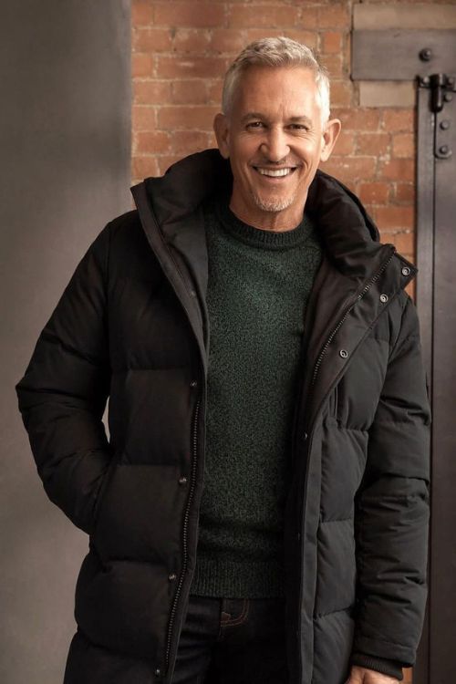 Gary Lineker Posing For A Photoshoot Session