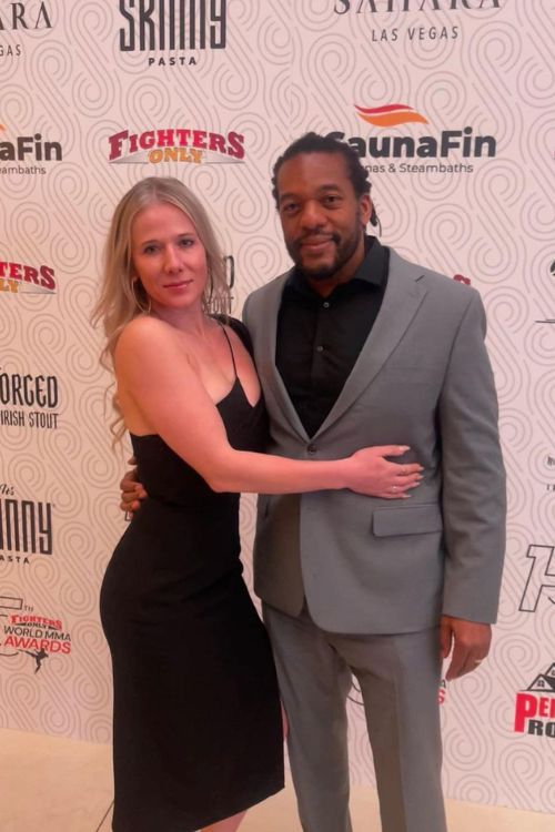 Herb Dean and his wife, Victoria Dean Attend The 2023 MMA Award