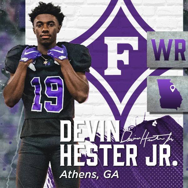Hester's Son Devin Jr. Is A Collegiate Football Commit To Furman Paladins