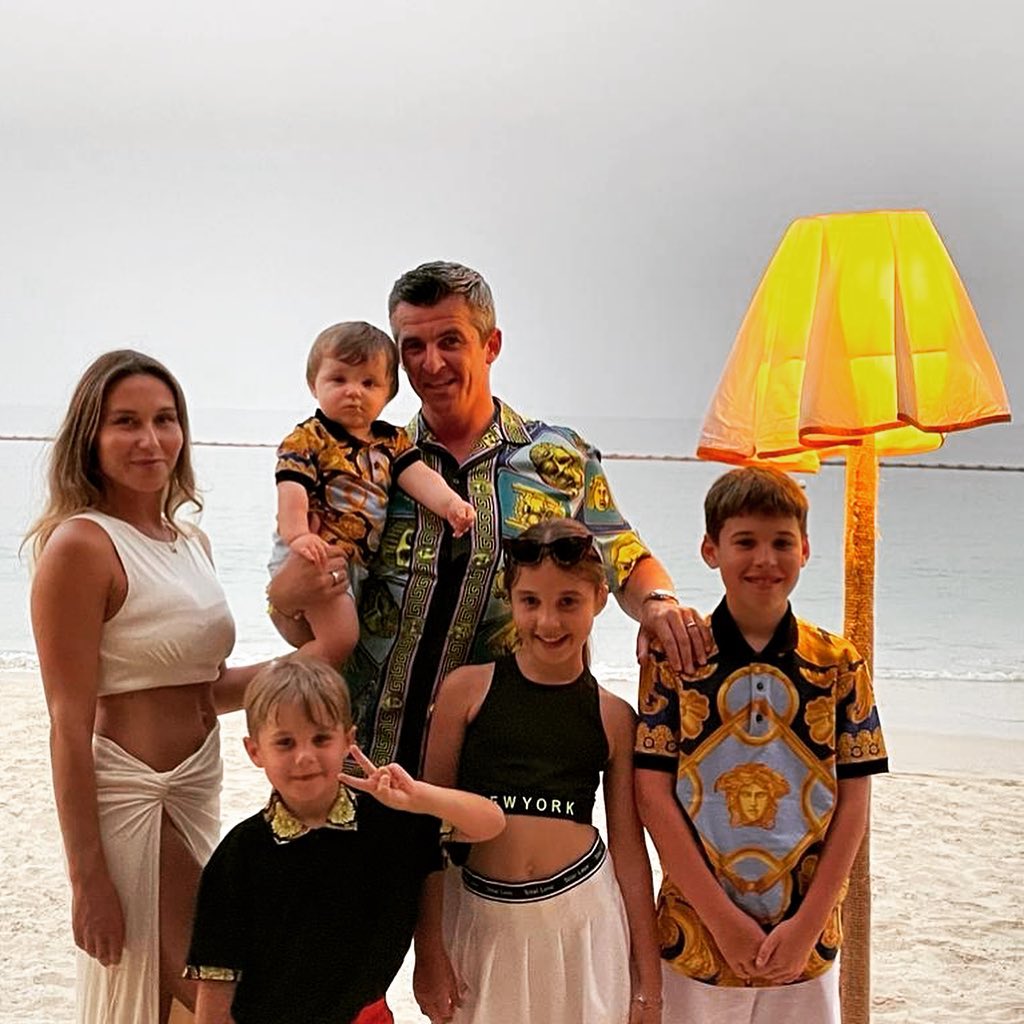 Joey Barton With His Family In A Luxurious Vacation