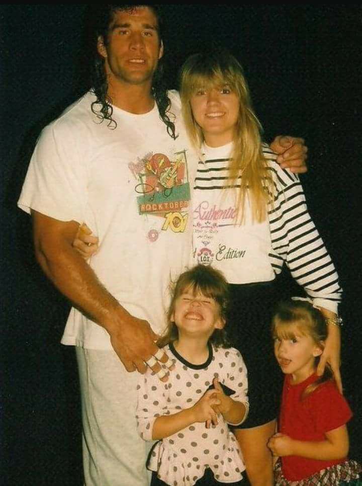 Kerry Von Erich With Cathy And Their Children