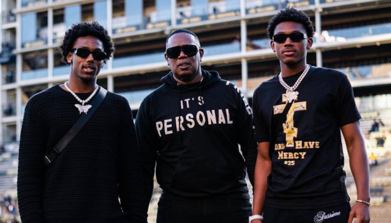 Master P With Son Mercy And Hercy