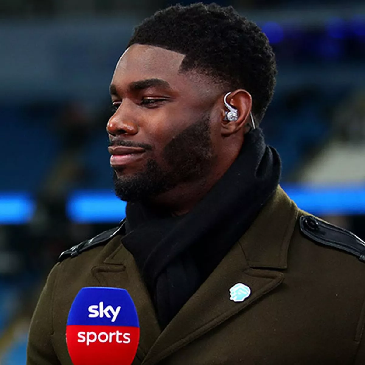 Micah Richards Working For Sky Sports