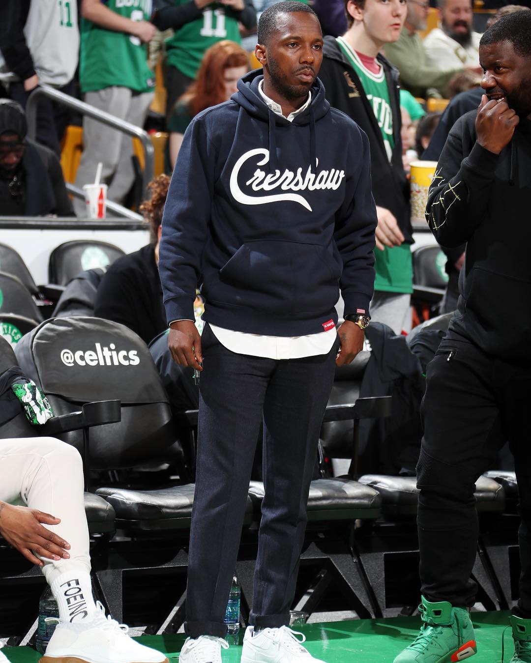 Rich Paul At The Sidelines Of His Client's Game