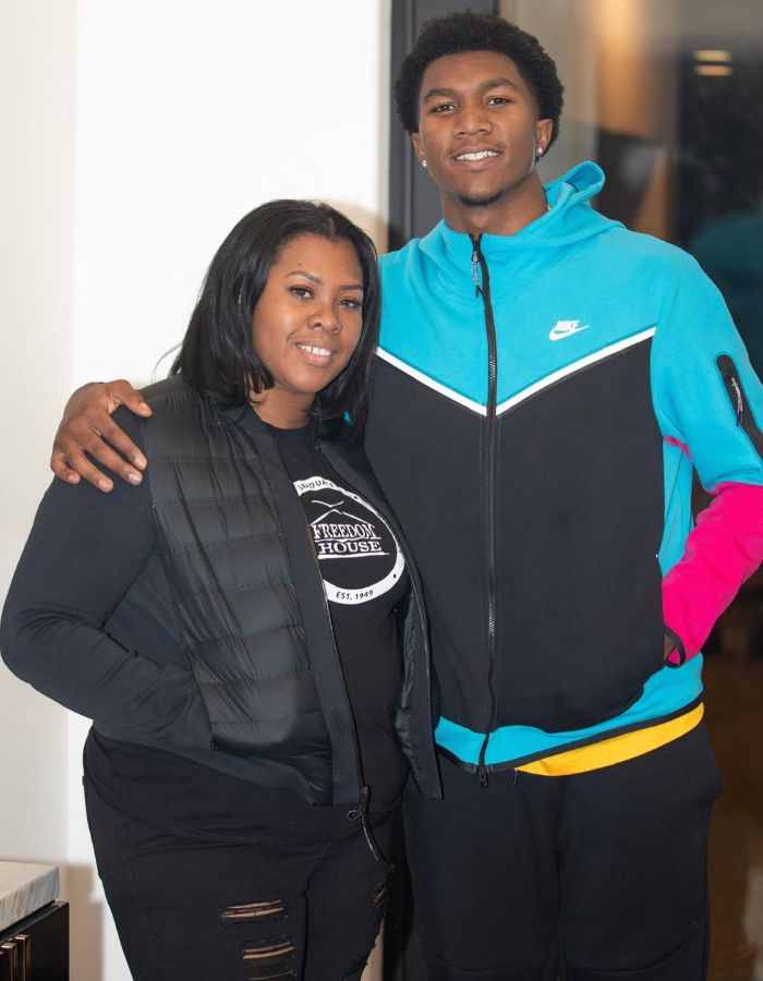 Shy Odom And His Mother Krystle