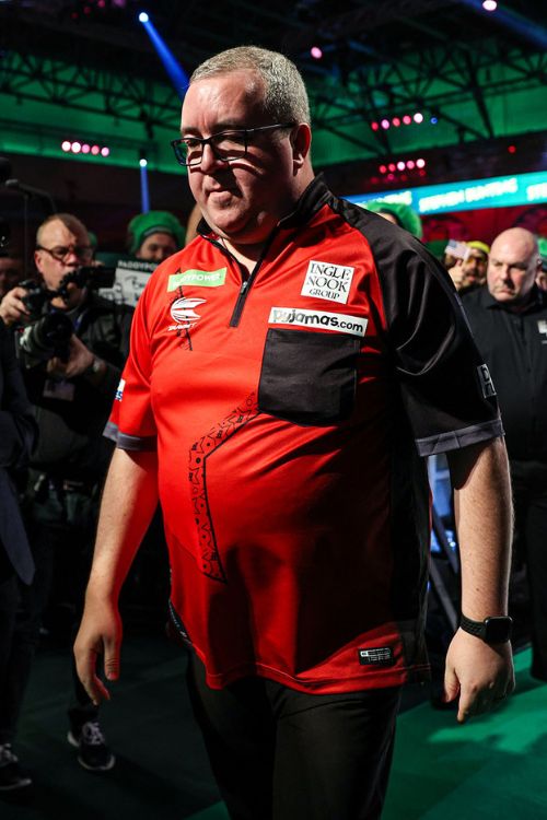 Stephen Bunting Looks Dissapointed After His Loss