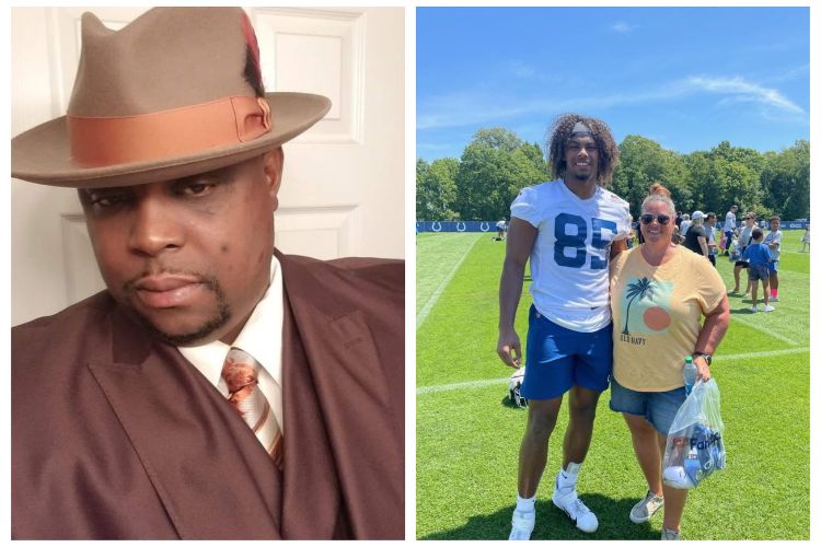 On The Left: Andre Ogletree And On The Right: Andrew With His Mother, Angie Hartman 