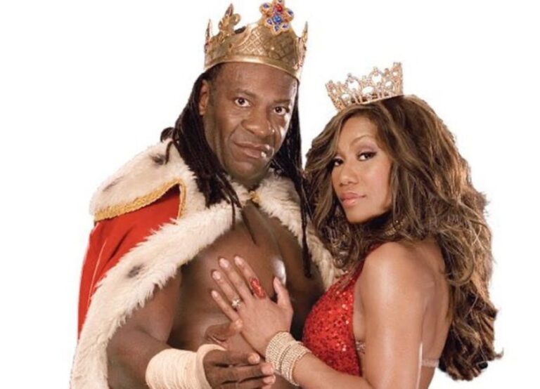 Booker T And Sharmell Pictured During Their King Booker T And Queen Sharmell Era In WWE