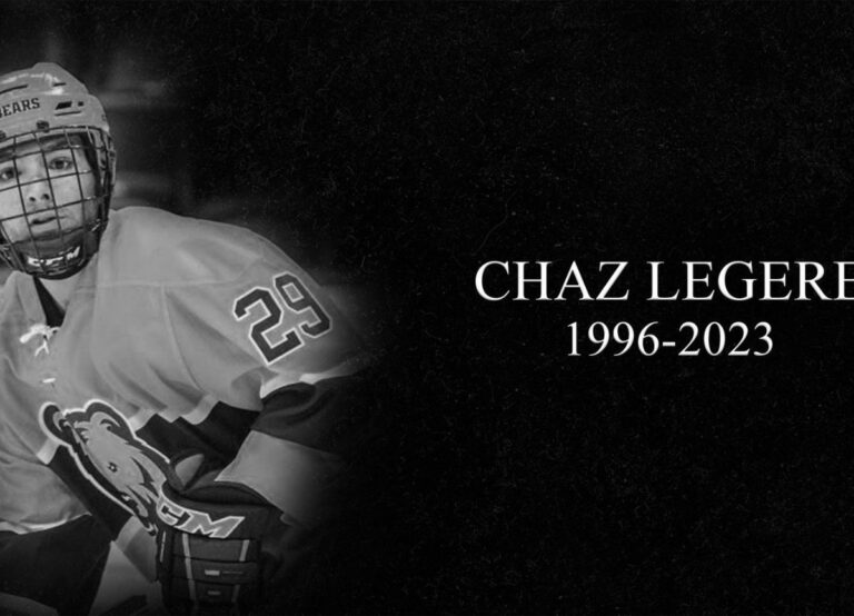 Chaz Legere Death Was Shared By The UNC Bears Hockey Page