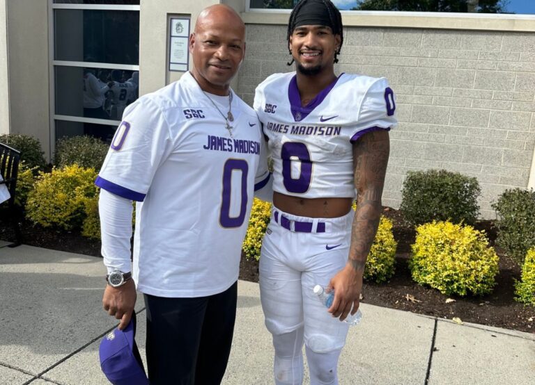 Phoenix Sproles Pictured With His Dad Efonda Sproles
