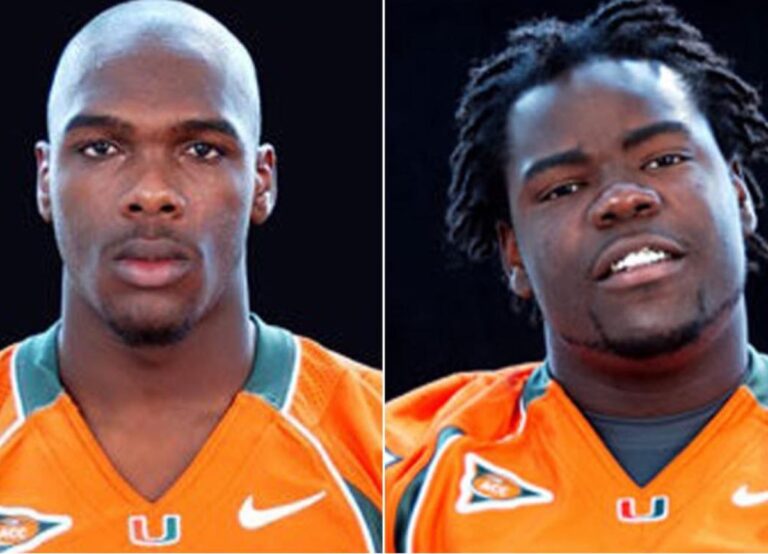 Rashaun Jones Pictured Side By Side With His Former Teammate Bryan Pata