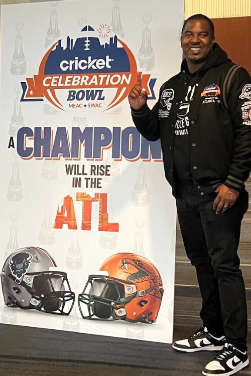 The FAMU Head Coach Willie Simmons Pictured Right After Winning The Celebration Bowl   