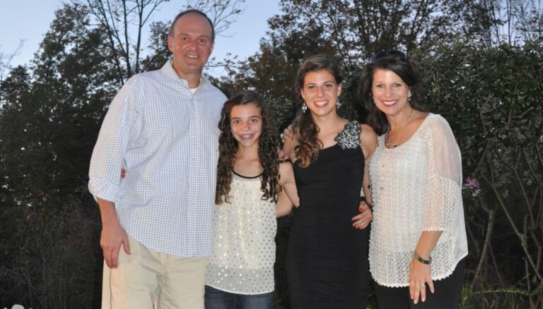 American College Basketball Coach Thad Matta With His Family