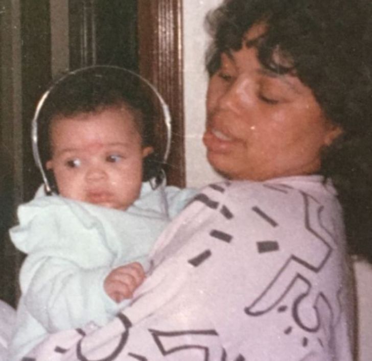 Baby Joie Chavis with her mother Mary Chavis
