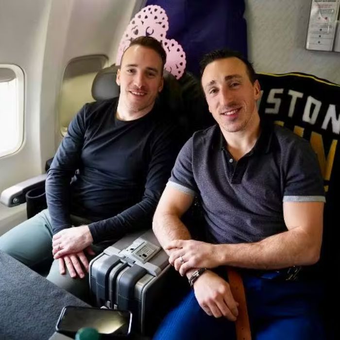 Brad Marchand With Brother Jeff