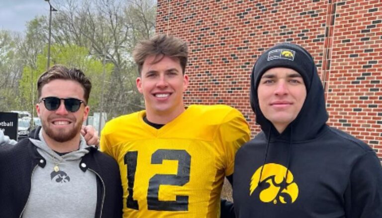 Cade McNamara With His Brothers, Kyle And Jake