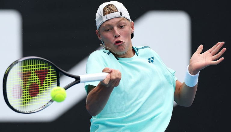 Cruz Hewitt Made His Australian Open Debut