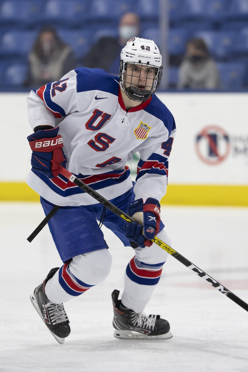 Cutter Gauthier On The Ice For Team USA