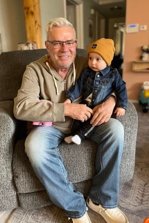 Eric Bischoff On A Christmas Morning With His Grandson