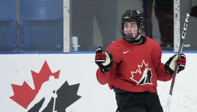 Hockey Star Macklin Celebrini