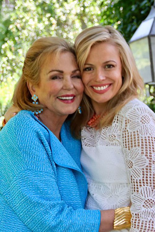 Phyllis George With Her Daughter Pamela