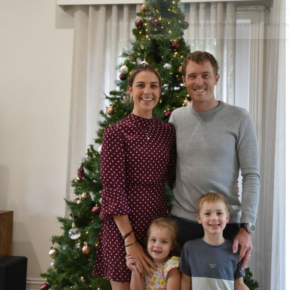 Rohan Dennis With His Late Wife And Kids