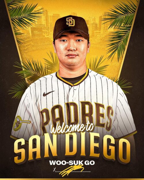 San Diego Padres Announces The Arrival Of Woo Suk Go