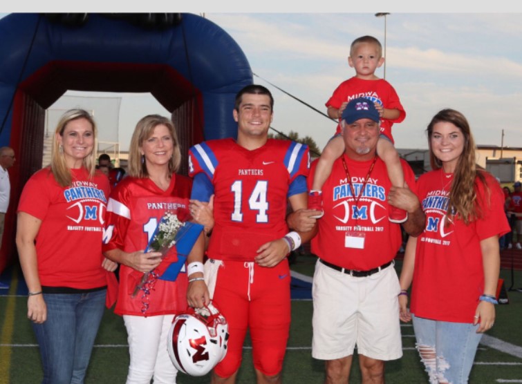 Tanner Mordecai With His Family