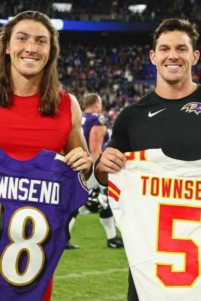 Tommy Townsend With His Older Brother Johnny Townsend