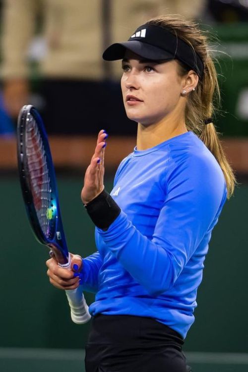 Anna Kalinskaya During Her Game