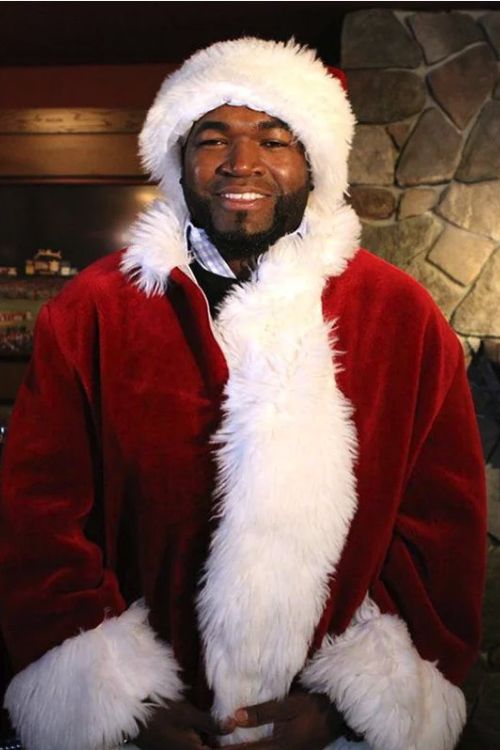David Ortiz Dressed Up In Christmas Clothes