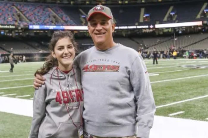 Vic Fangio With Daughter Cassie
