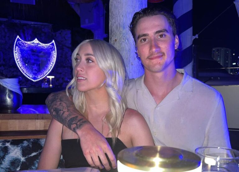 Alex Formenton Pictured With A Mystery Blonde Woman In 2022