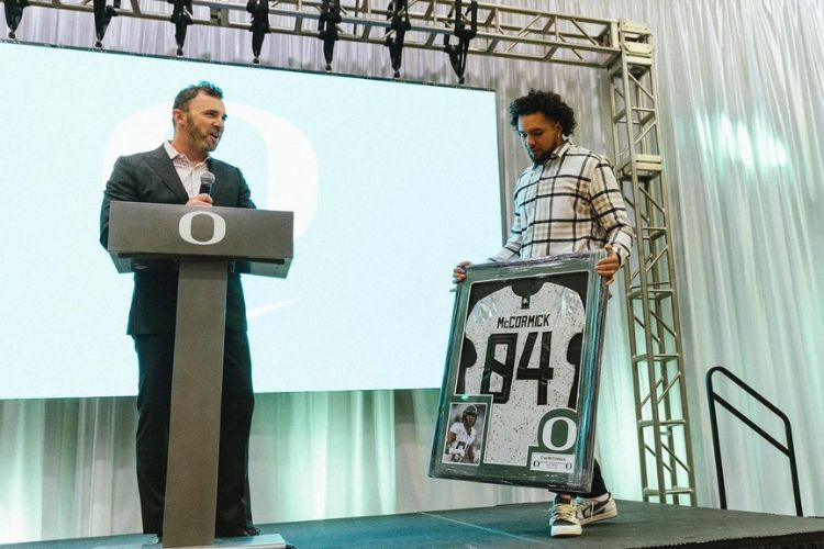 McCormick Previously Honored By Oregon In A Function Held In December 2022