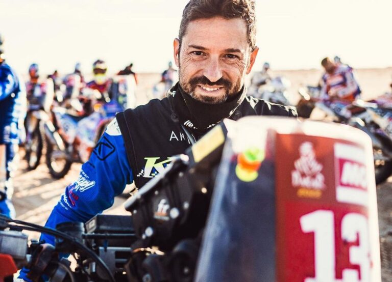 Carels Falcon Pictured During The 2024 Dakar Race Rally