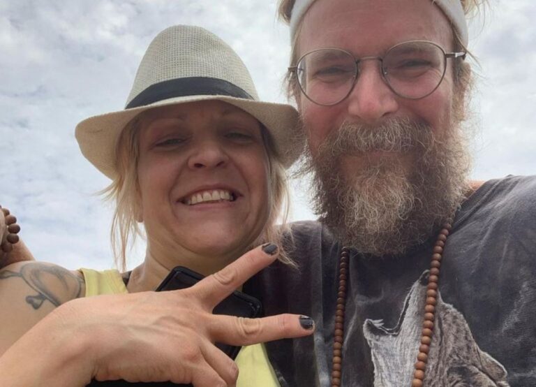 Chad Muska With His Sister Lyndsey Muska In 2021