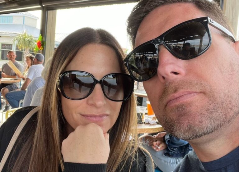 The Football Manager Dan Morgan Pictured With His Wife Ashleigh Morgan