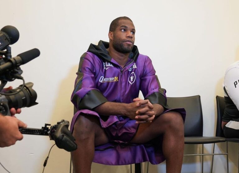 Daniel Dubois Pictured After His Fight With Oleksandr Usyk