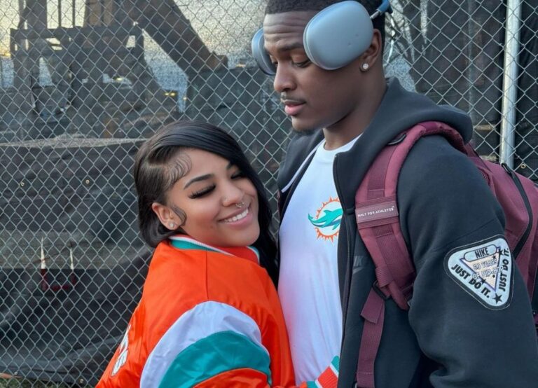 Devon And His Girlfriend Rock The Miami Dolphins Gear In The Recently Shared Pictures