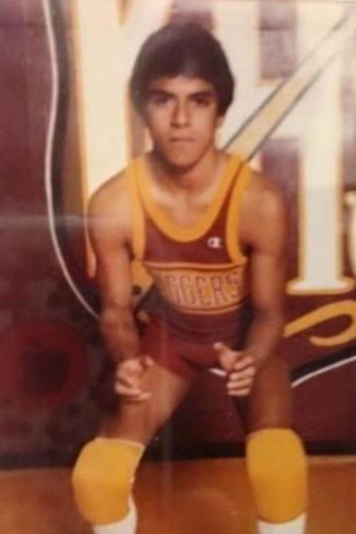 Gerrard Flores During His Time As A Wrestler In His Younger Days