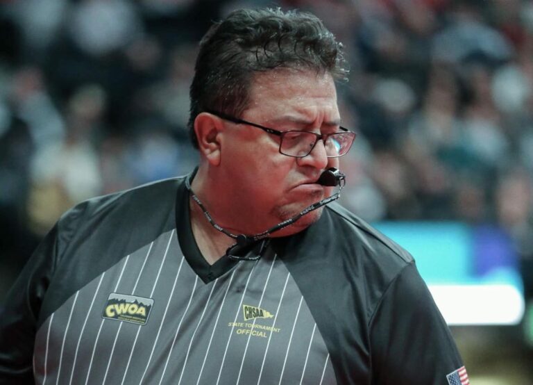 Gerrard Flores Pictured Refereeing During An Wrestling Event