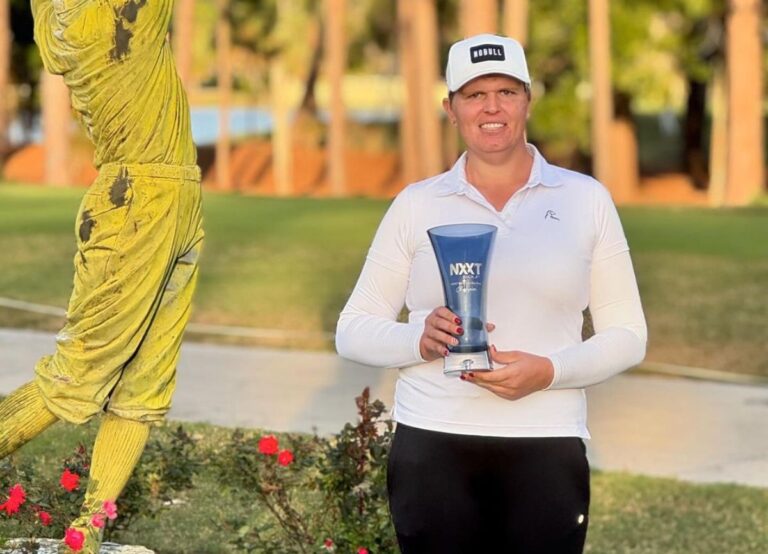 Hailey Davidson With Her Florida Tour Trophy