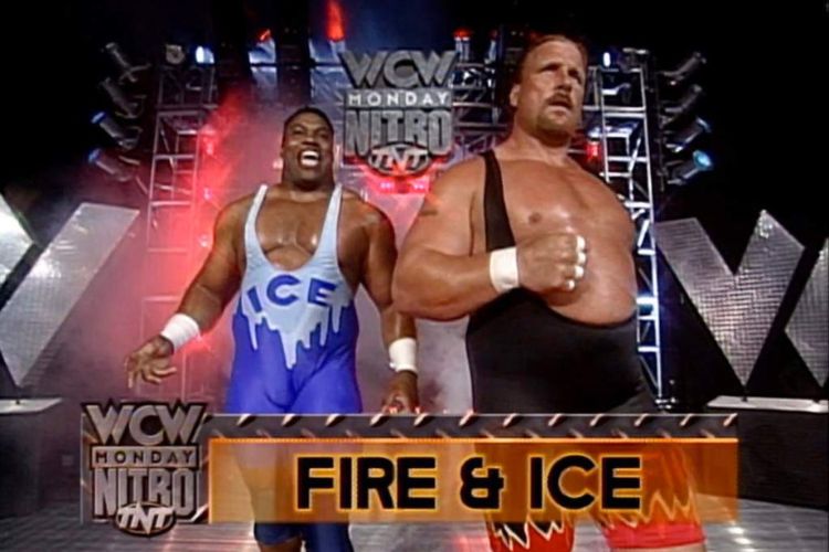 Ice Train Pictured With Scott Norton In The Early 90s As The Duo Fire And Ice 