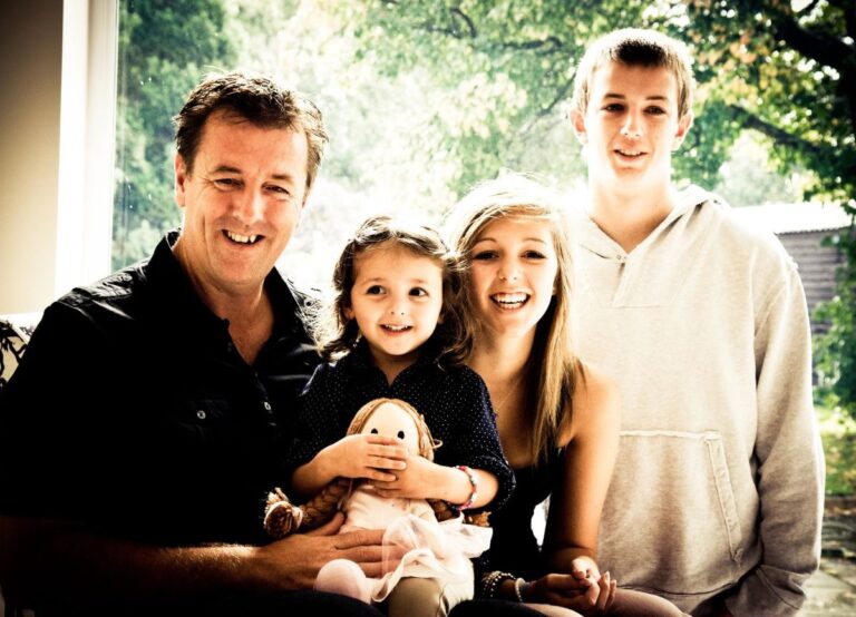 Matt Le Tissier Pictured With His Three Kids, Ava, Keeleigh, And Mitchell